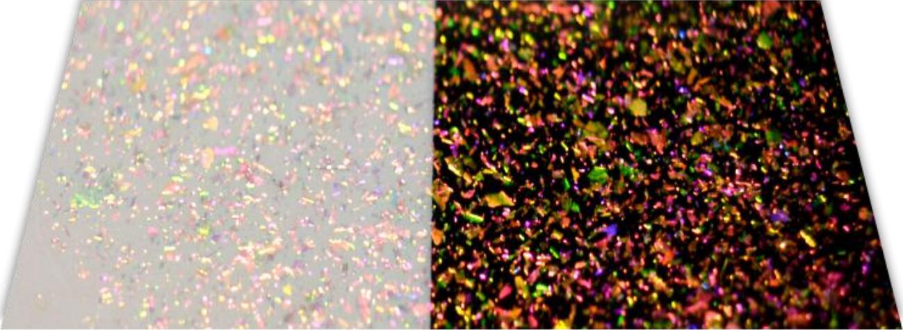 T-06 Optically variable pigment/ink Purplish Red-Yellow Green 200-300μm-HiBlueStar