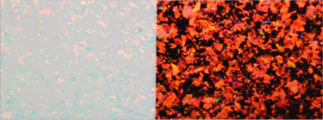 TS-04 Optically variable pigment/ink Red-Yellow Green 200-300μm-HiBlueStar