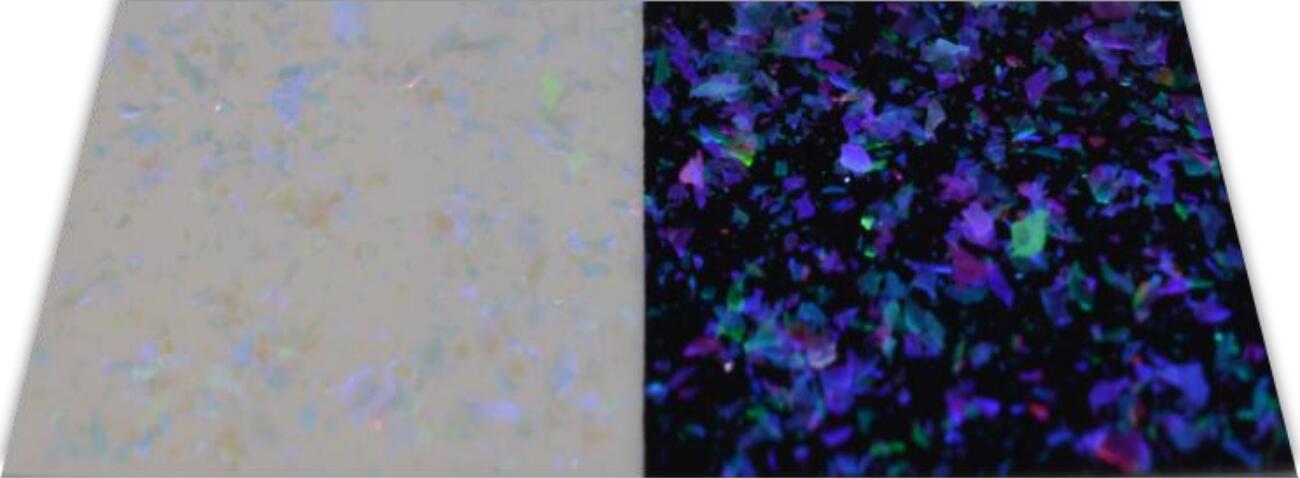 TS-03 Optically variable pigment/ink Yellow Green-Purple 200-300μm-HiBlueStar