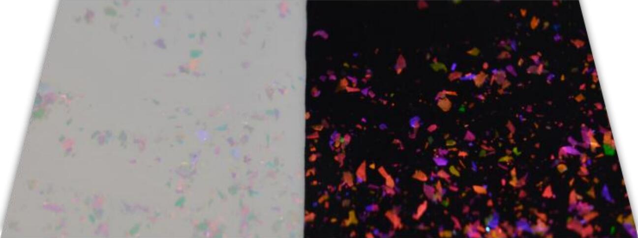 T-07 Optically variable pigment/ink Purplish Blue-Orange Red 200-300μm-HiBlueStar