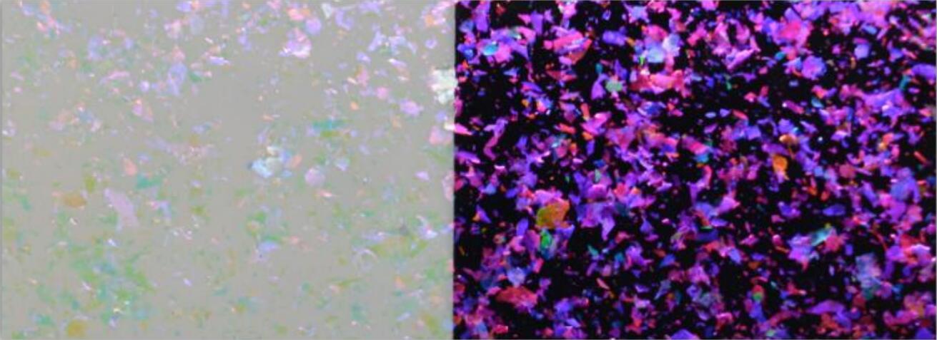 TS-02 Optically variable pigment/ink Purplish Red-Yellow Green 200-300μm-HiBlueStar