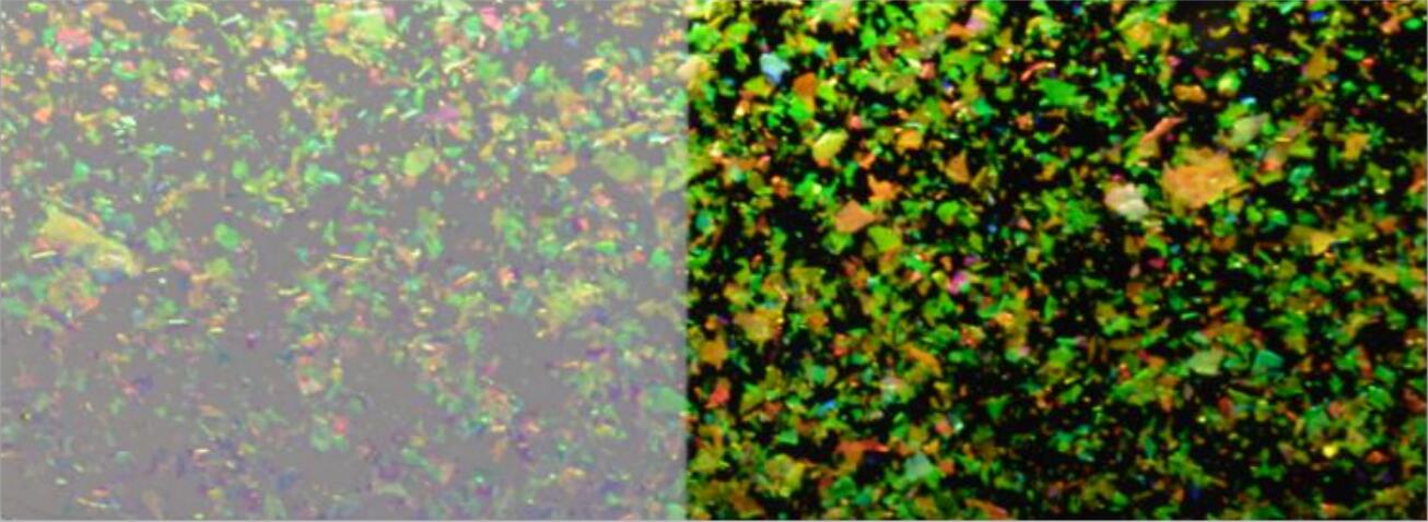 TS-13 Optically variable pigment/ink Yellow Gold-Green 200-300μm-HiBlueStar